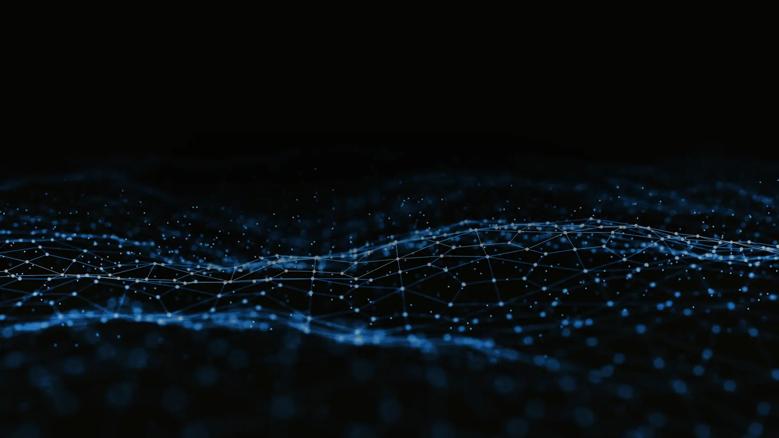 Dark blue wavy grid lines