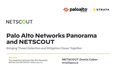 Palo Alto Networks Panorama and NETSCOUT OCI
